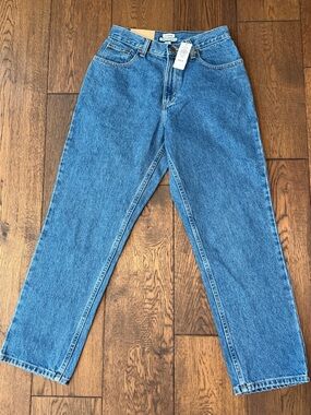 L.L. Bean Women's Straight-Leg Jeans in Classic Blue